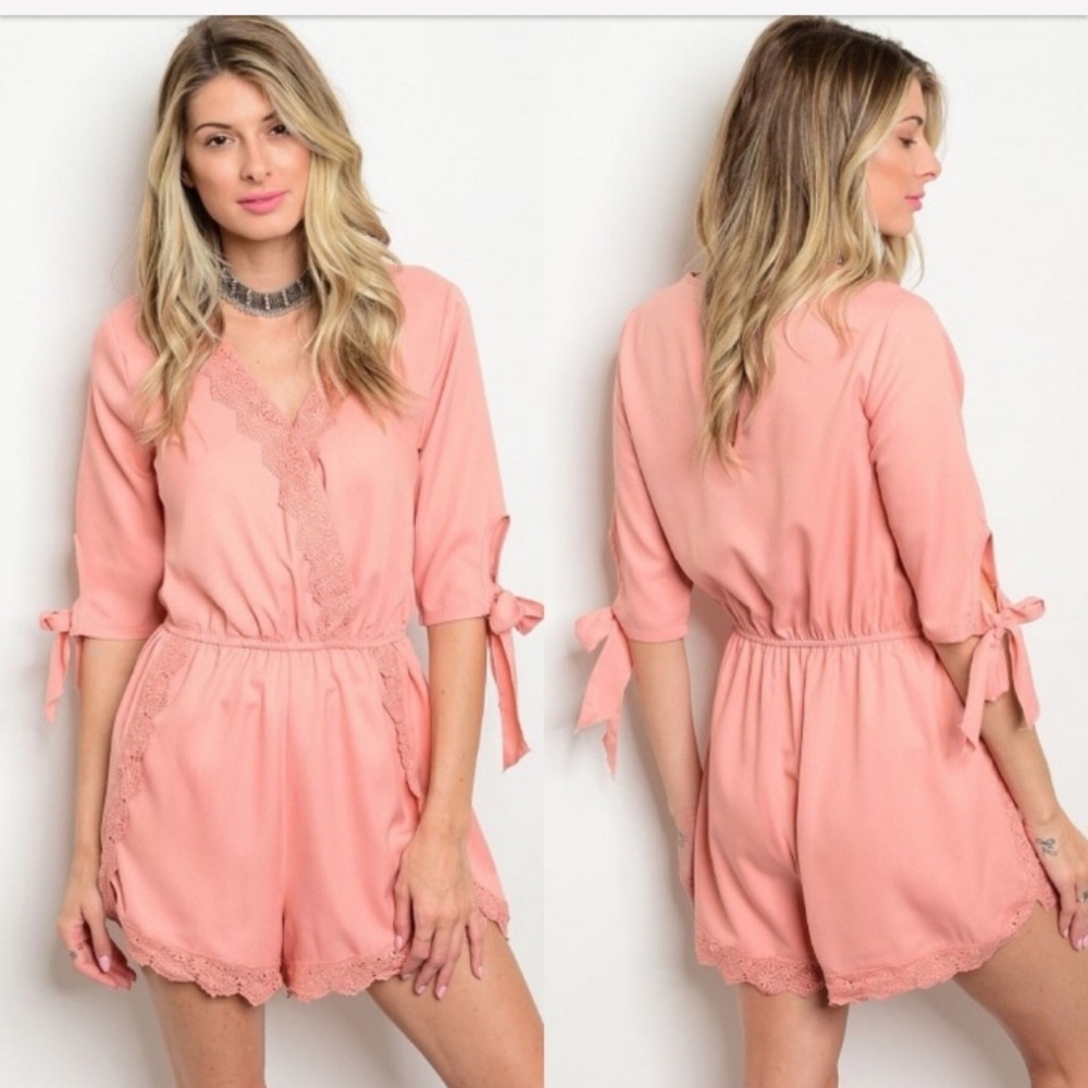 Brand new with tags Dusty rose pink romper